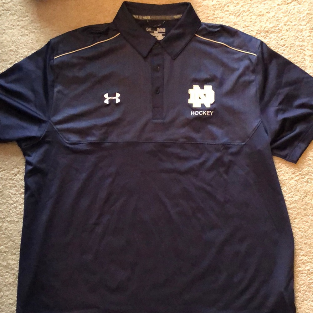 Men’s Notre Dame hockey polo shirt